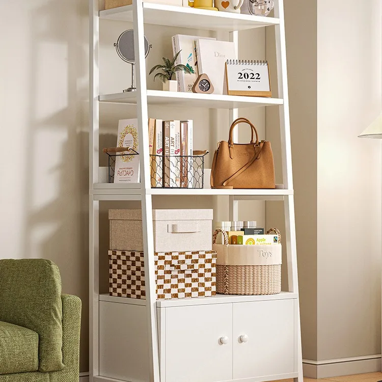 

Living room floor to wall multi-layer storage rack bedroom room bookshelf wrought iron display locker