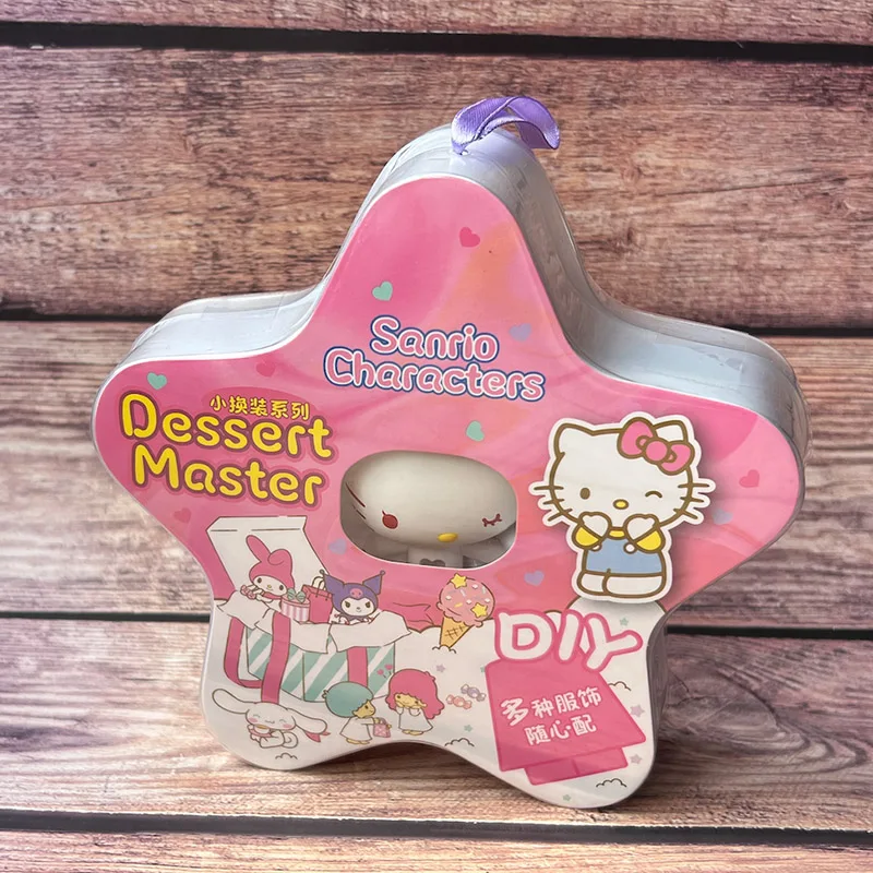 Sanrio Dress Up Series Blind Box Toys Anime Figure Hello Kitty Melody Cinnamoroll Kuromi Figure Model Doll Toy Collect Ornaments - view 5