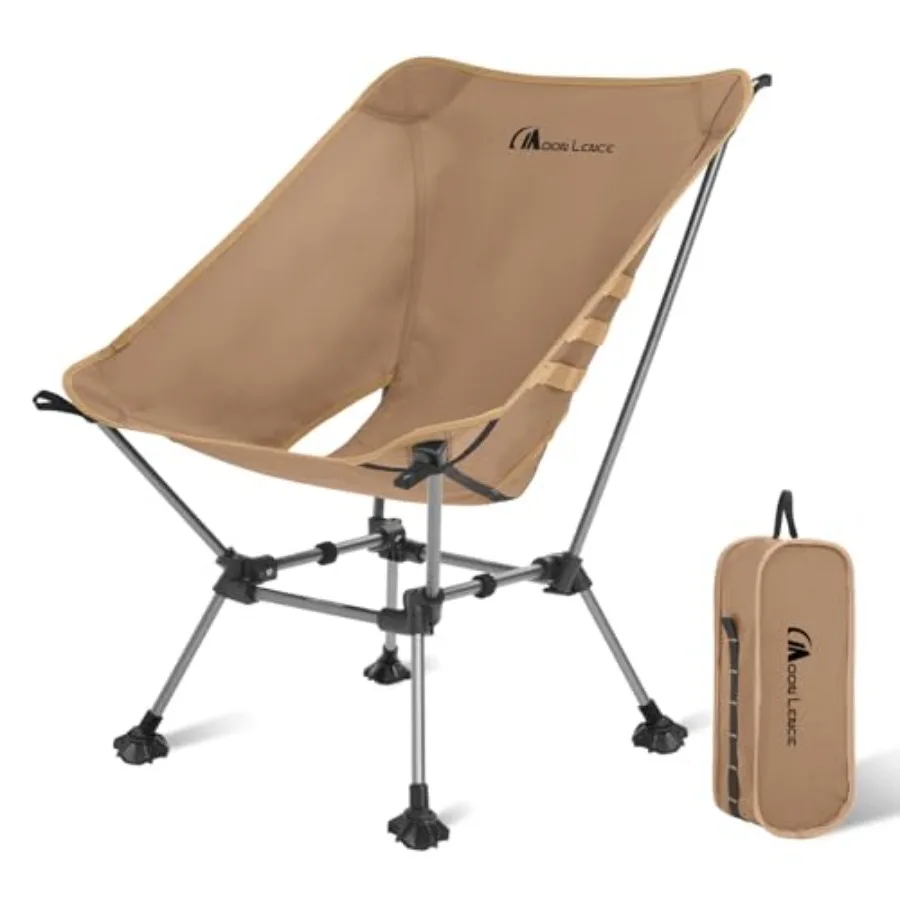 

Camping Chair Plus, Upgraded Comfort and Size, Still Compact and Lightweight, Folding Portable Chair for Backpacking and Hiking