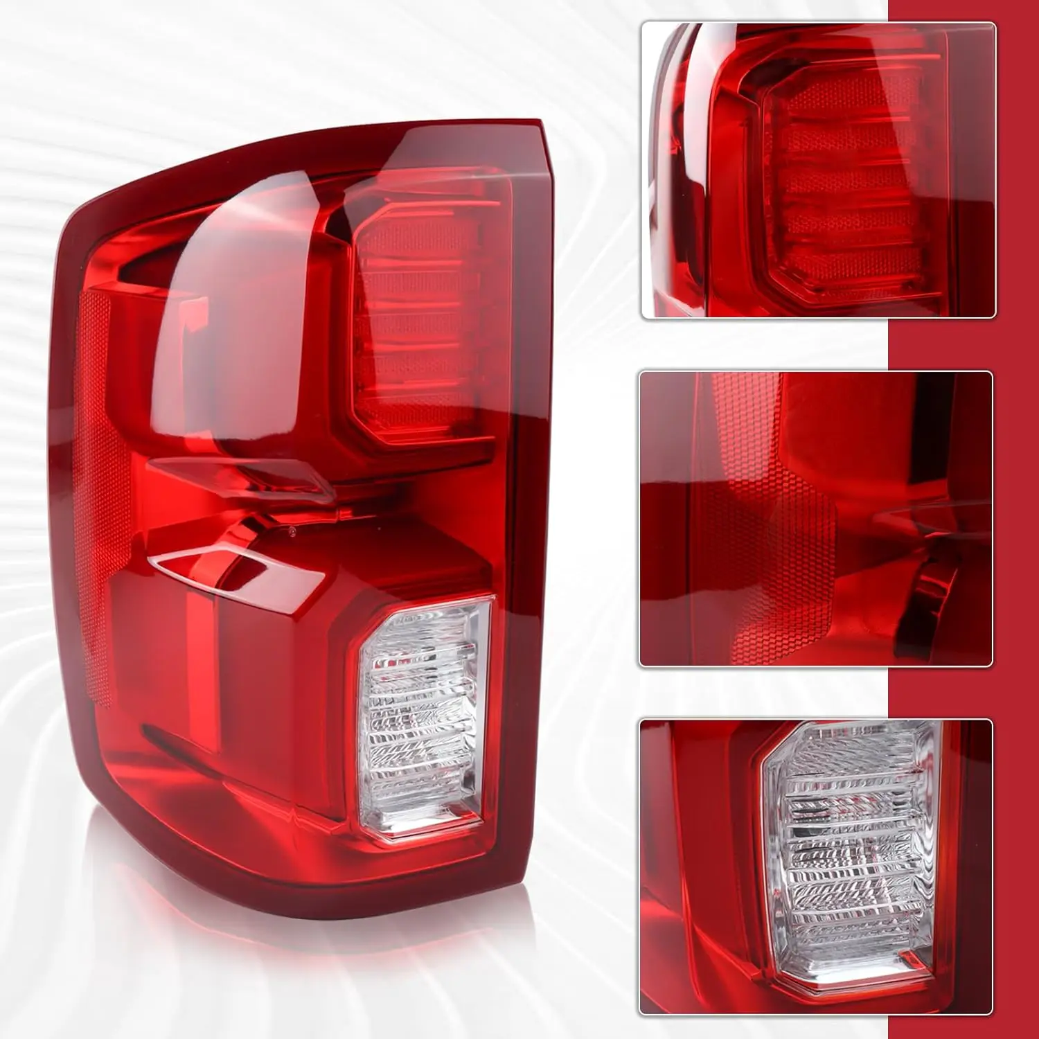 Tail Light for Chevrolet Silverado 1500 2016-2018 Rear Lights Stop Brake Parking Lamp Turn Signal Light Fog Lamp Car Accessories