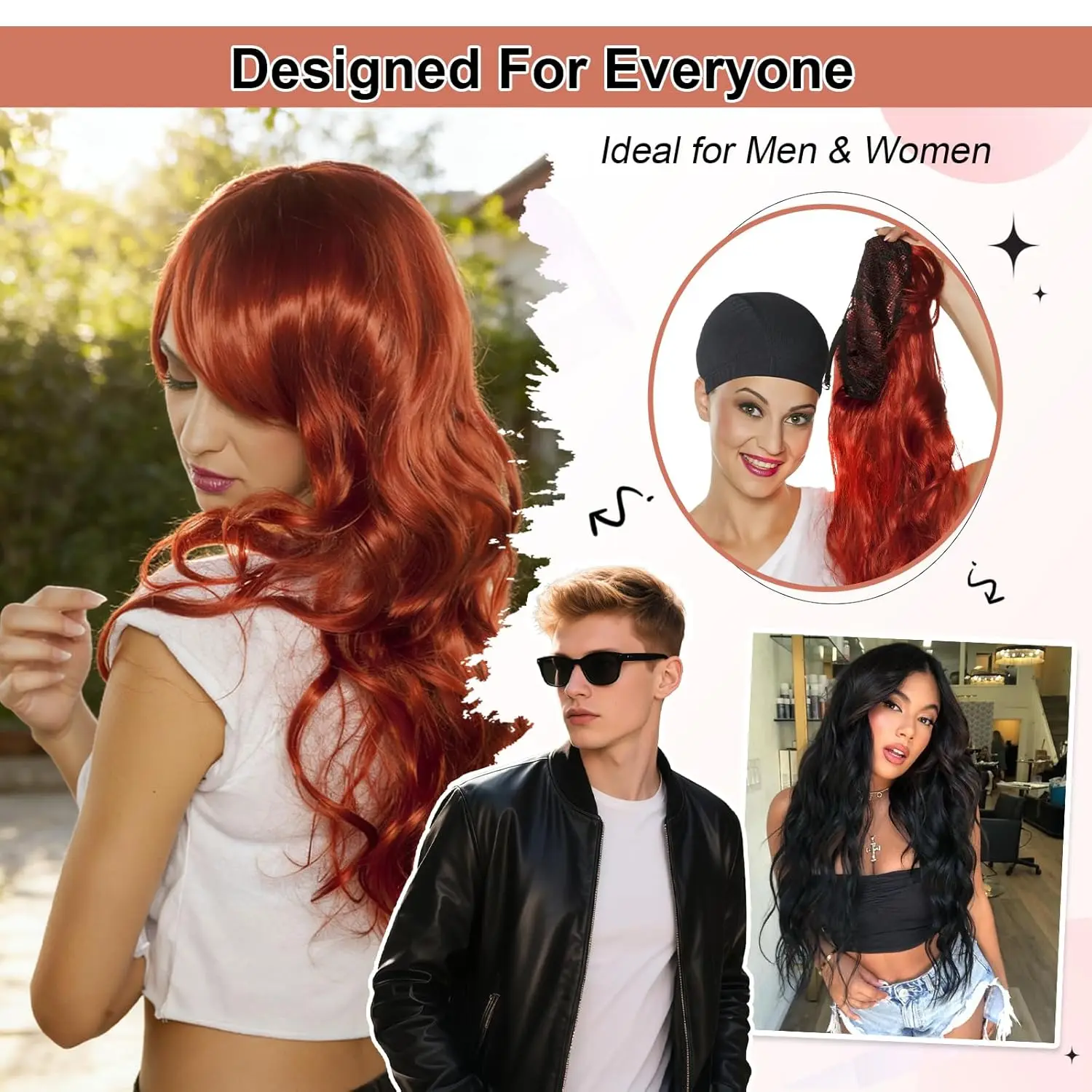 6 PCS  MeshBlack Wig Caps for Women, breathable and comfortable ,Stretchable Nylon Net Dome Cap for Wigs Suitable for Daily Life image 6