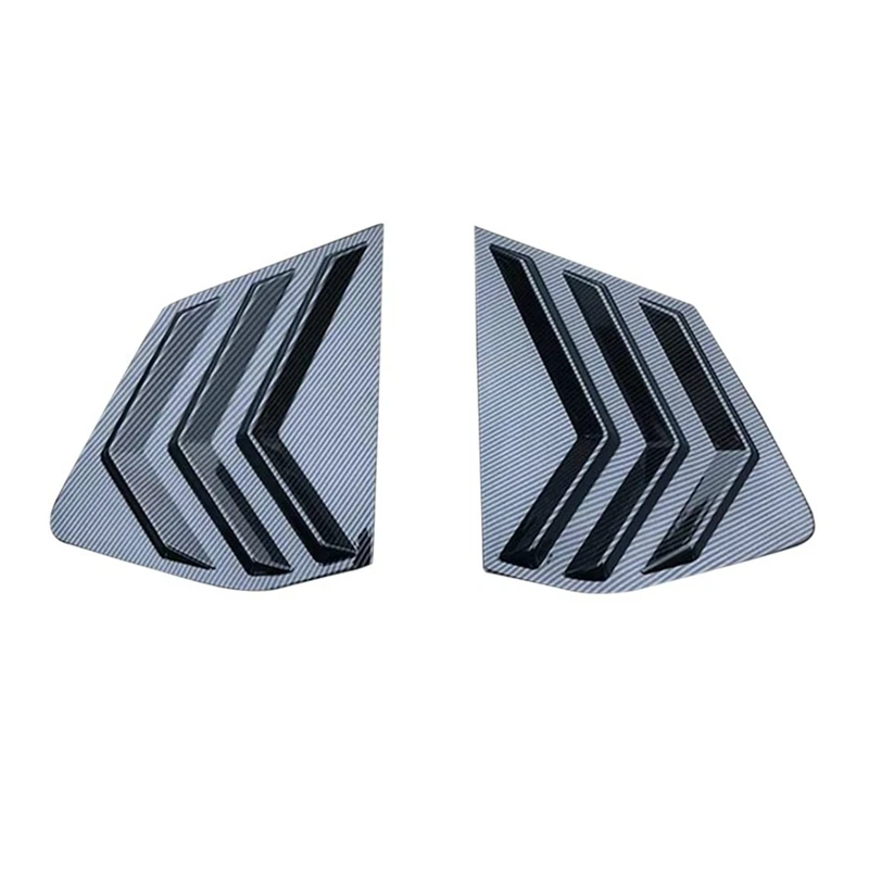 

A22F-For Nissan Rogue 2021-2023 Rear Side Window Louvers Sport Style Air Vent Scoop Cover Decoration