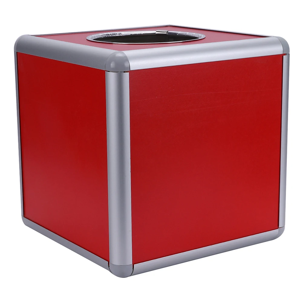 

Number Raffle Prize Box Ticket Container Square Containers for Tickets Office Drawing