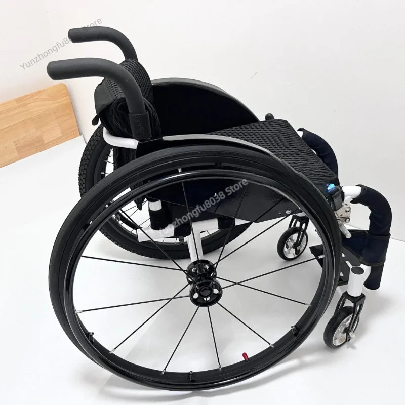 2pcs 26-inch Wheels, Aluminum Alloy Shock-absorbing Inflatable, Marathon and Sports Wheelchair Universal Accessory Wheels