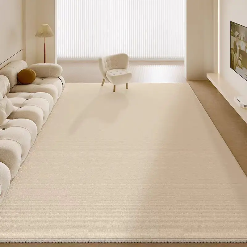 

[57] Carpet living room bedroom solid color light luxury high-end free maintenance floor mat