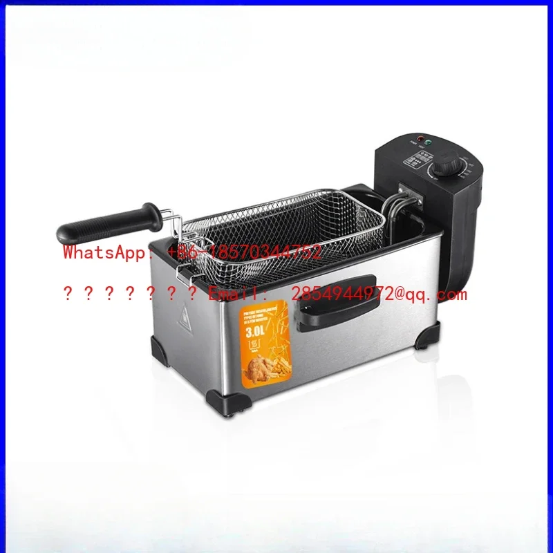 3L  Household Small Electric Fryer Electric Fryer Constant Temperature Commercial Fritters and Chips Machine