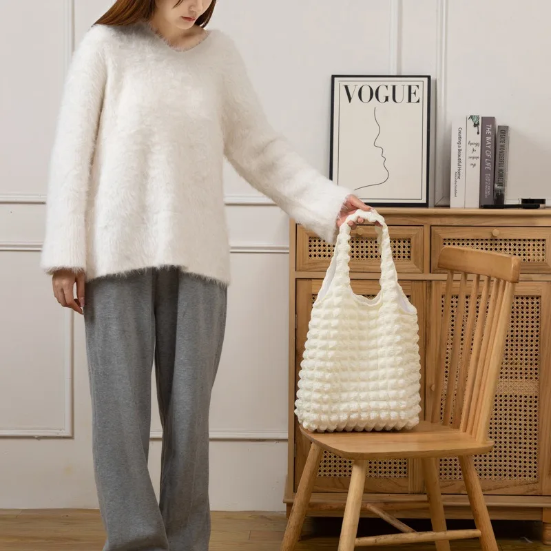 

Модная большая сумка с облачным принтом - стильная сумка через плечо с цветочной сеткой для женщин и девочек