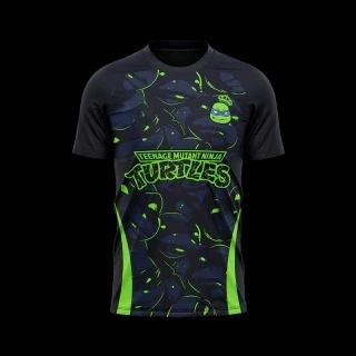 قميص كرة قدم رياضي مطبوع ثلاثي الأبعاد من Ninja Turtles يسمح بمرور الهواء وسريع الجفاف للرجال، مناسب للتدريب الصيفي والقميص.