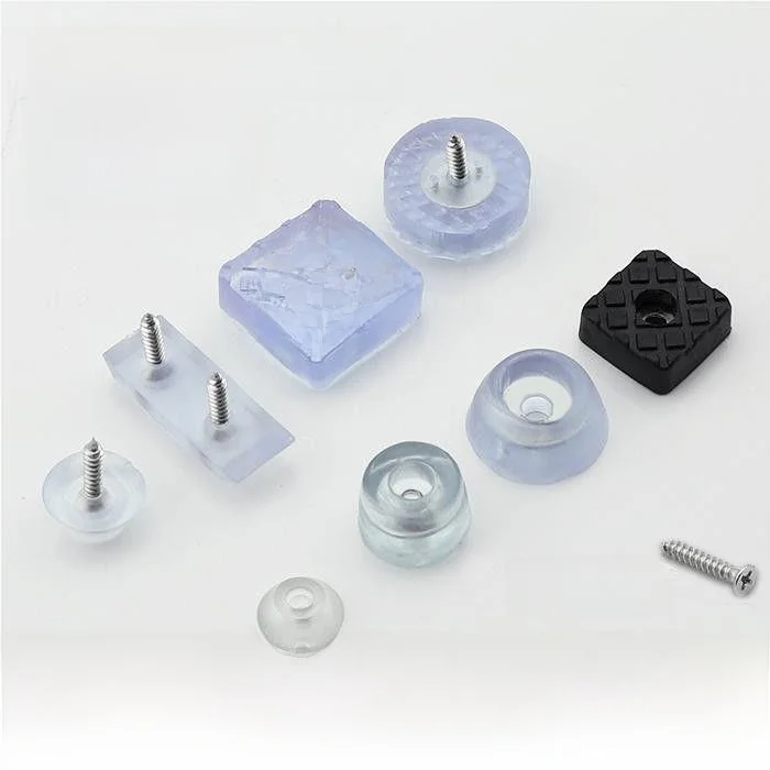 Non-Slip Rubber Mat Kitchen Cabinet Moisture Proof Pad Self-Adhesive Heightening Pad Furniture Table Chair Soft Protection Fo...