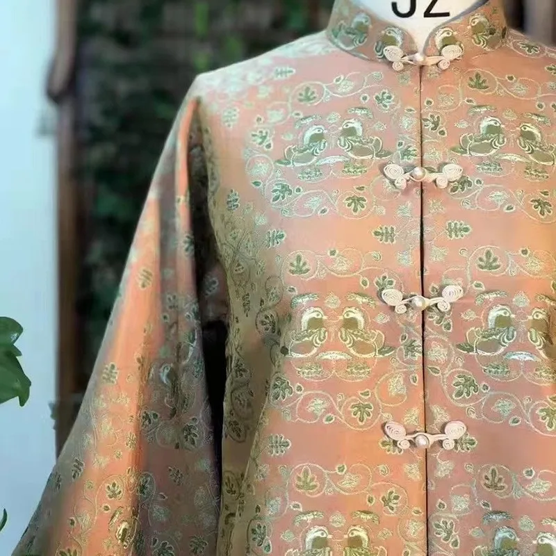 New brocade cheongsam Hanfu Chinese-style clothing silk fabric dyed jacquard