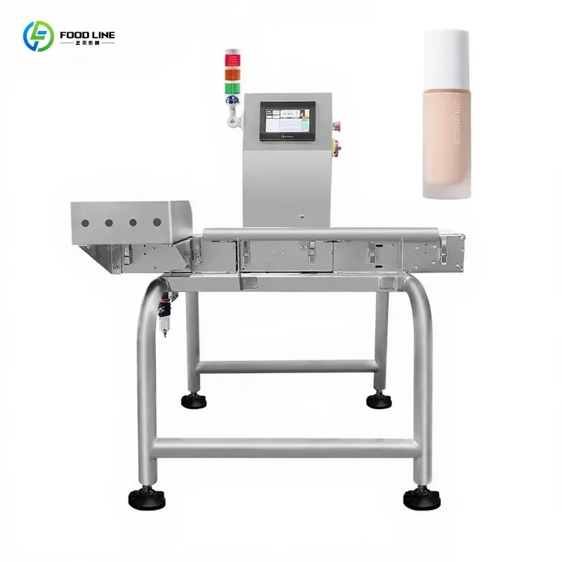 Cosmetic Universal Sorting Weighing Machine Touch Screen Display 0.1g Accuracy OEM/ODM Checkweigher Stainless Customized