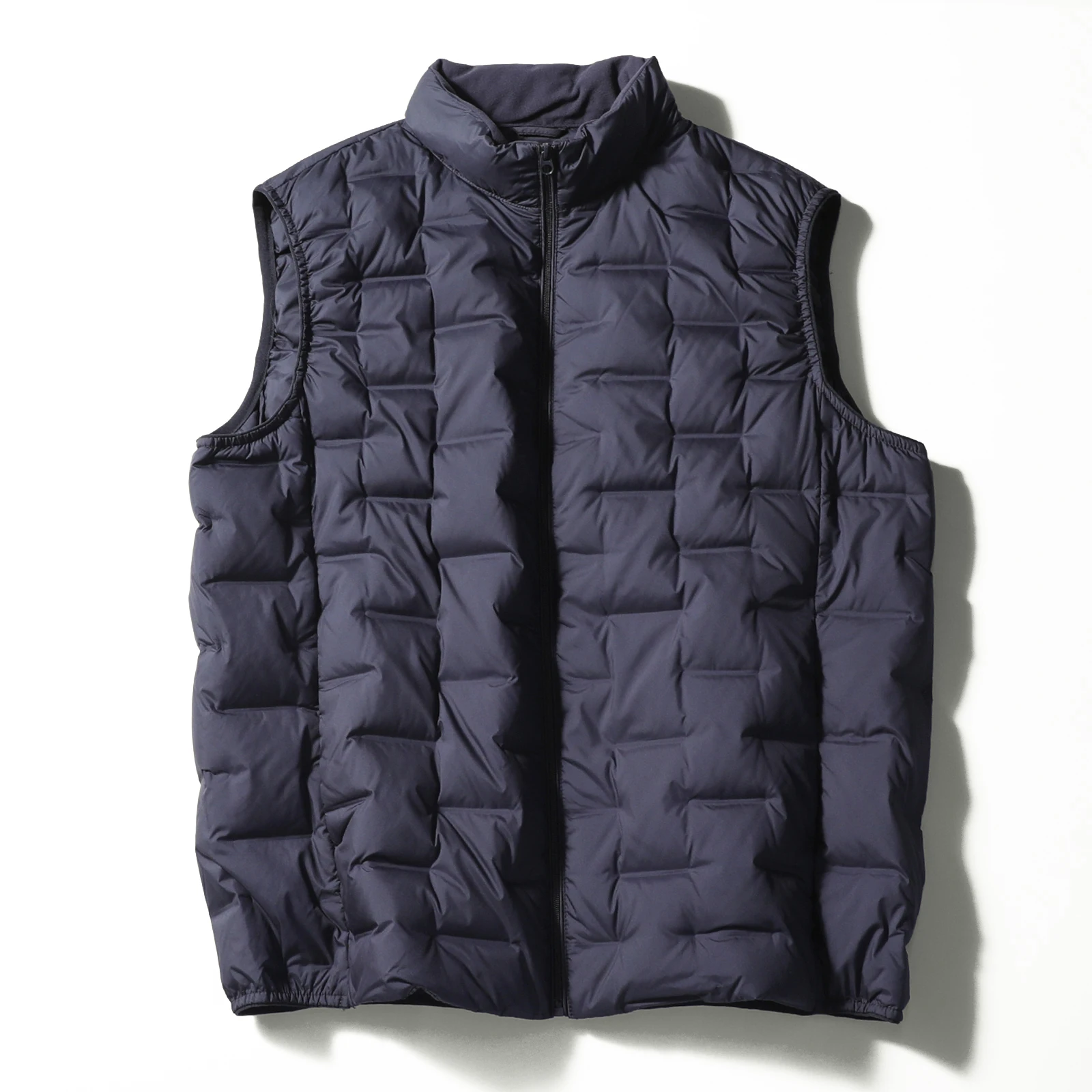 

New National Stand Lightweight Du down Vest Men's Winter Faion Urban Sle Zipper Closure Warm Stand Collar Casual Pad...