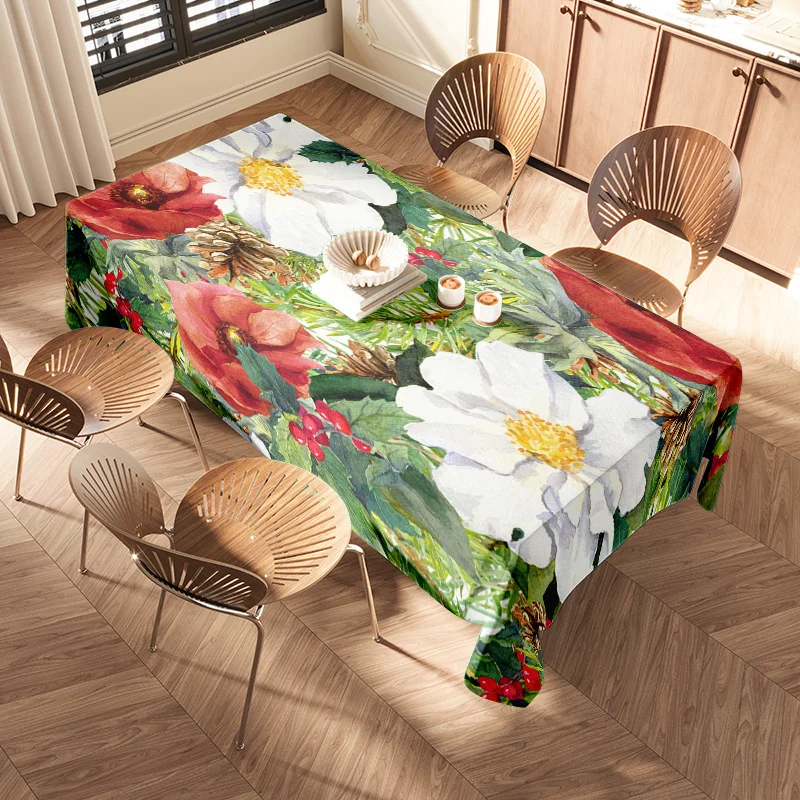 Vibrant Floral Tablecloth: Perfect for a Festive Dining Experience This 128-character AliExpress title captures the essence of t