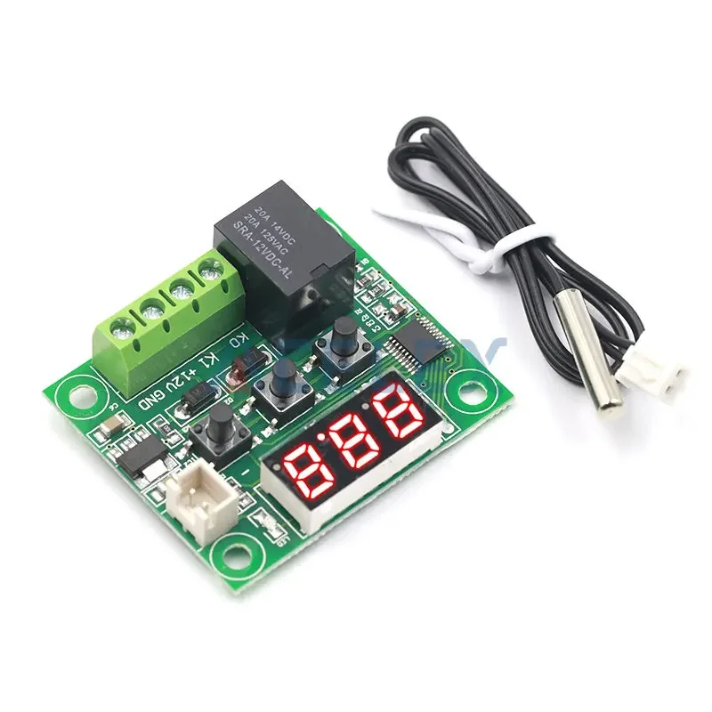 1PCS W1209 DC 12V heat cool temp thermostat temperature control switch temperature controller thermometer thermo controller