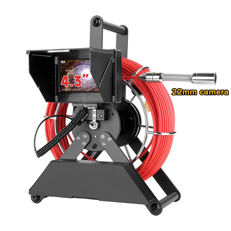 Industrial Sewer Pipe Inspection Camera 4.3