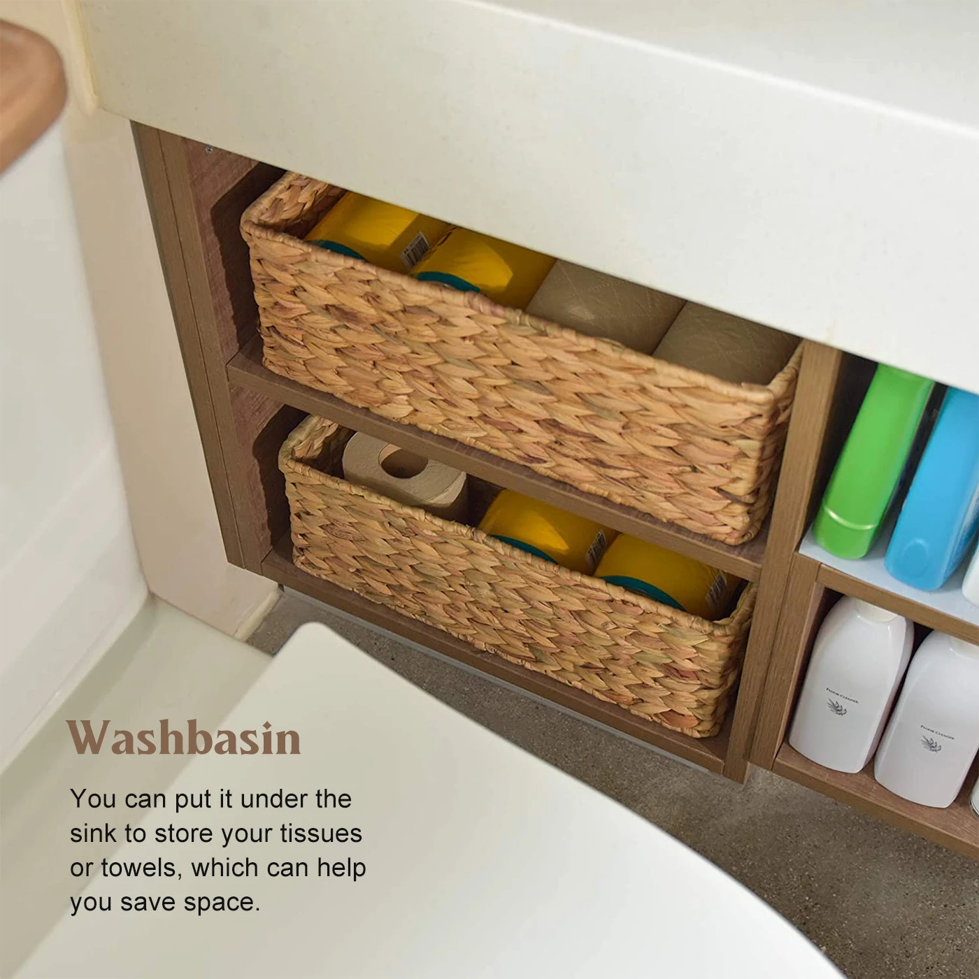 Willow Box Teng Basket Picnic Uncovered Basket Water Gourd Basket Long Woven Tabletop Box Camping Food Fruit and Vegetable Tray
