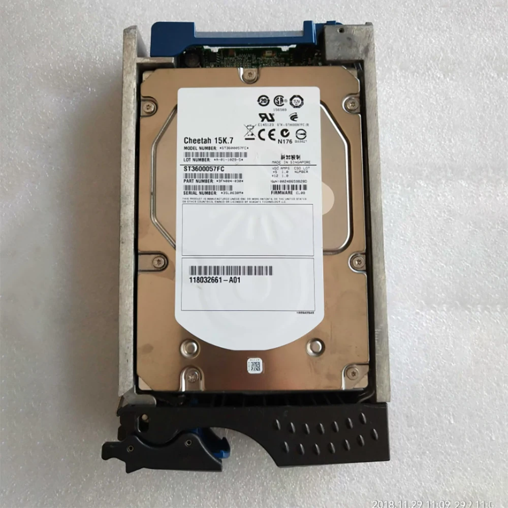 For EMC DMX 4G 600G 15K HDD 101-000-211 101-000-216 3.5'' FC Hard Disk