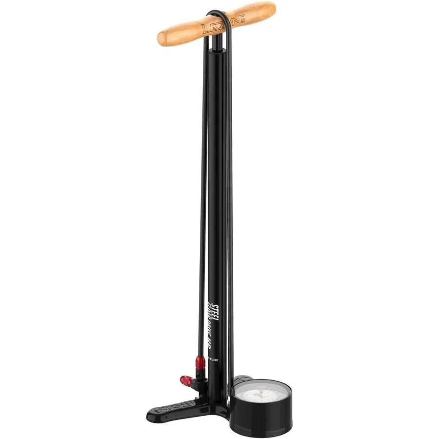 

Steel Floor Drive 3.5 High Pressure Bicycle Floor Pump with 3.5 Analog Digital Gauge Durable 220 PSI Tire Air Pump for Road Tra