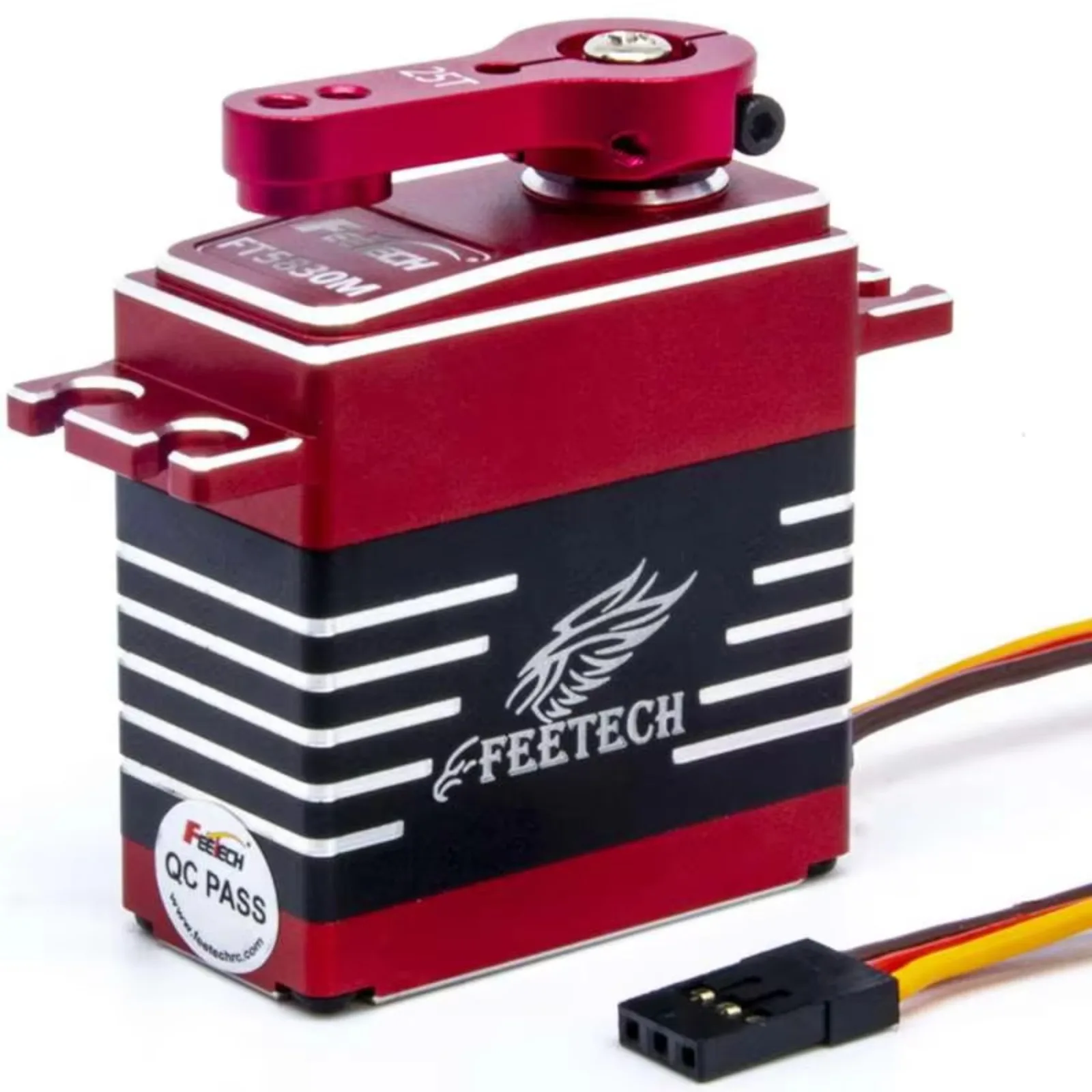 Feetech FT5830M 30KG 방수 디지털 서보 메탈 기어 180 학위 25T 암 RC Baja 자동차/로봇/1:8-1:10 트럭