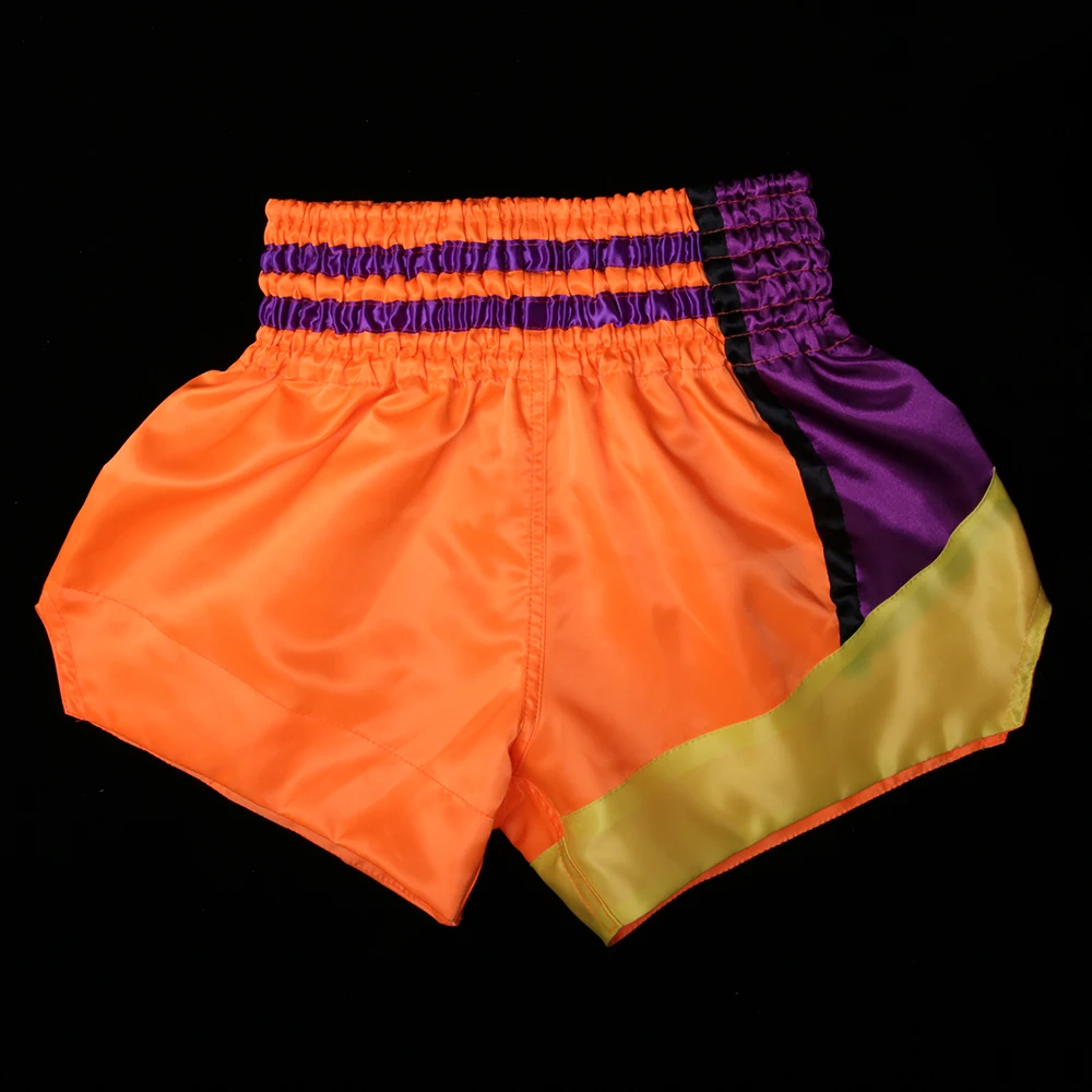 Muay Thai Shorts Plain Boxing Shorts Women Men Kids No Logo Solid Grappling Cage Fighting Kickboxing Training Pants MMA Clothing