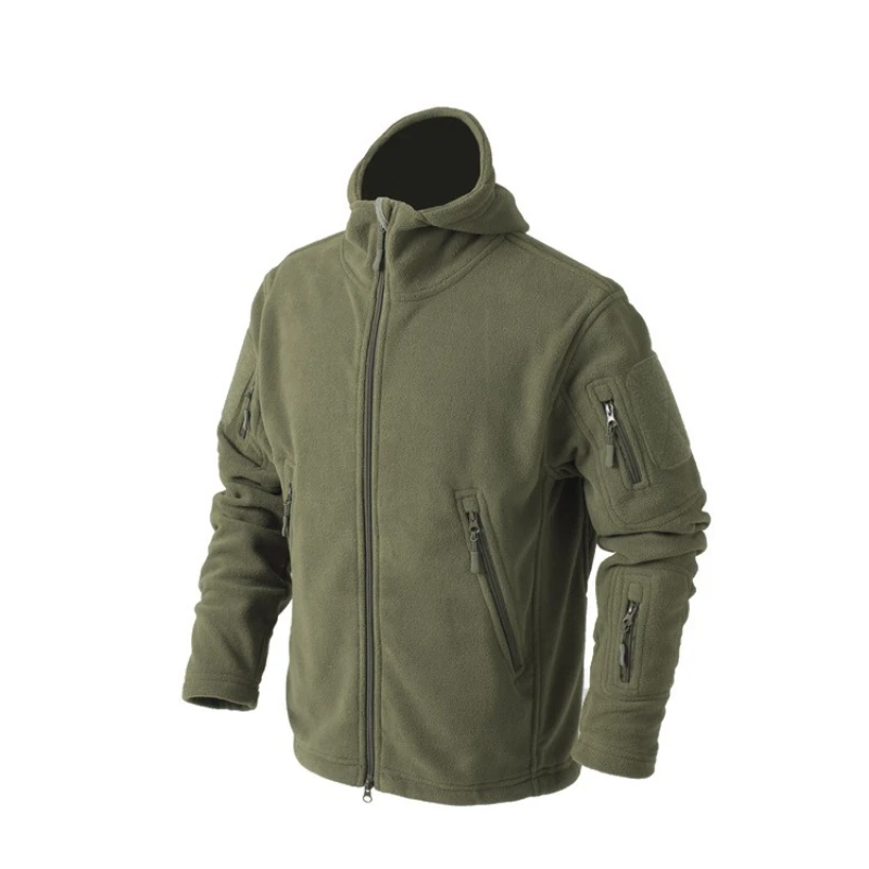 

Outdoor Tactical Fleece Jacket Autumn and Winter Warm Jacket Outdoor Multi-pocket Tactical Fleece Jacket