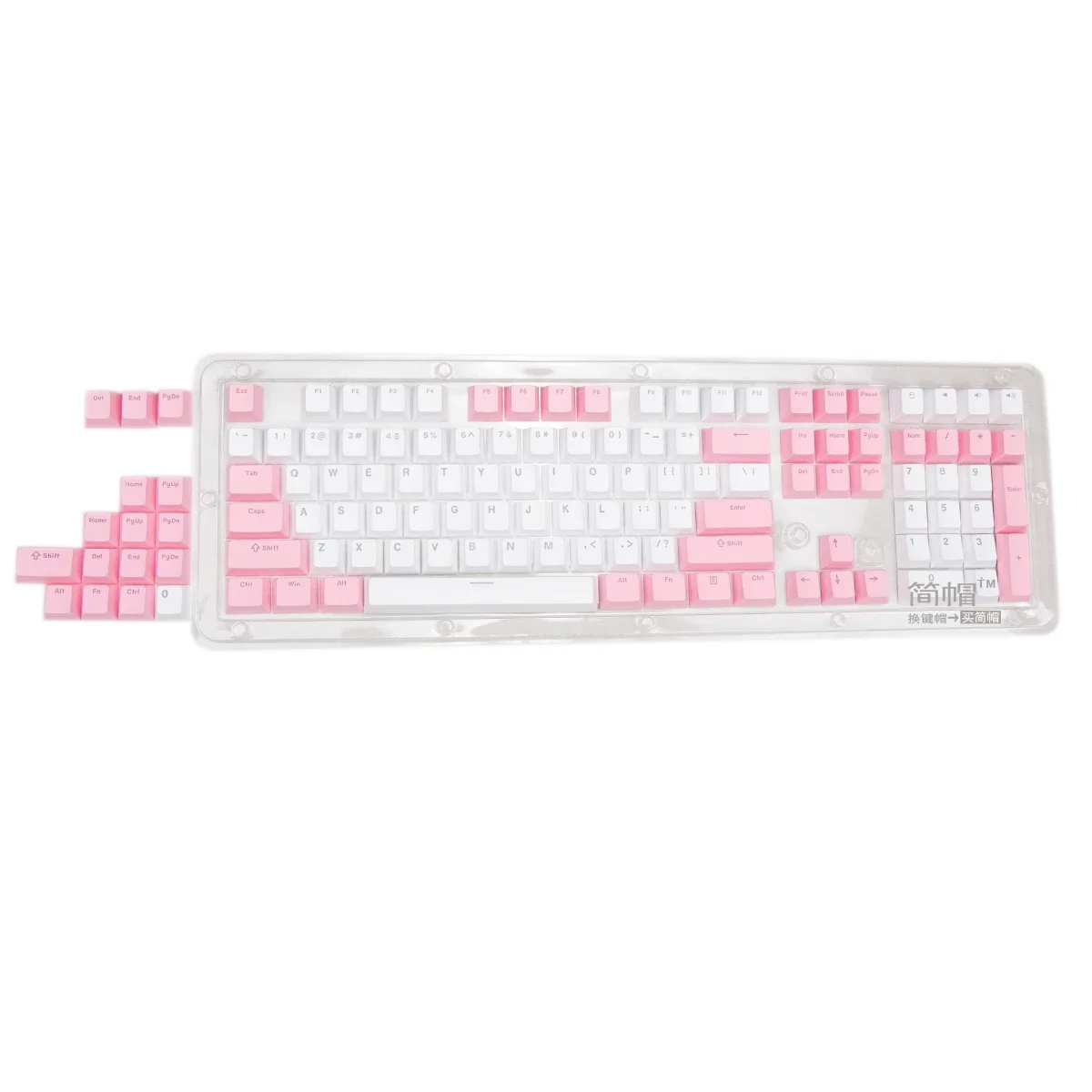 

Cherry Original Height/PBT Transparent Keycap Mechanical Keyboard 75ROG Daredevil Ranger 98wooting60he