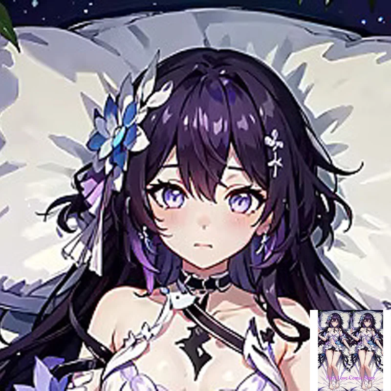 

Anime HonkaiImpact3rd Dakimakura Pillow Case Otaku Waifu Bedding Hugging Body Throw 2-sided Print Pillow Cover