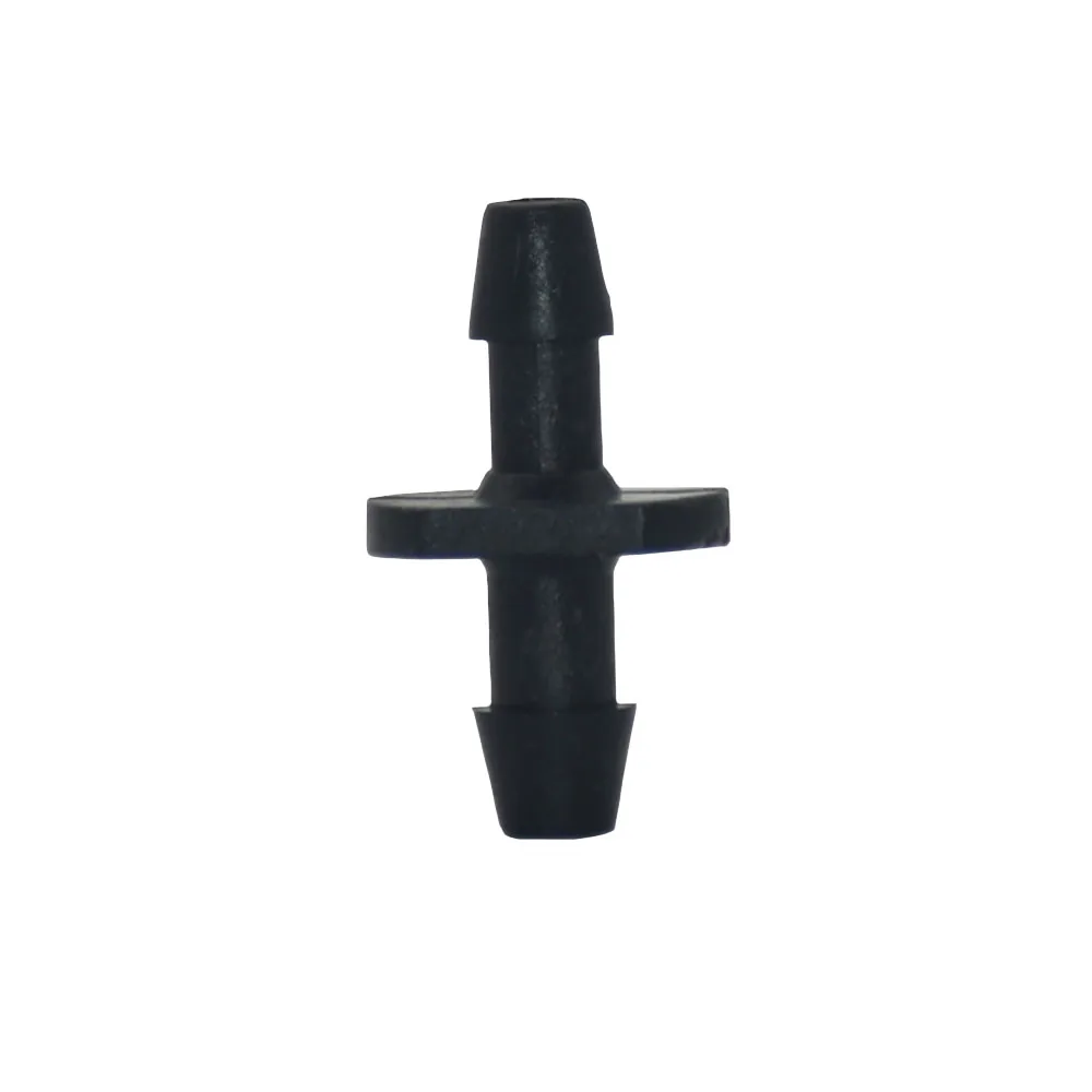 Drip Irrigation Sprinkler 1/8 1/4 Inch Barb Connector Tee Cross Thread Water Pipe Coupler Fitting 3/5 4/7mm Hose Garden