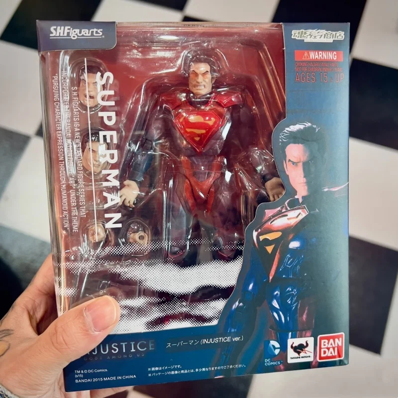 Bandai 18cm Pvc Tamashii Nations S.h.f Figuarts Chaoren Injustice Ver. Injustice Original Action Figure Toys Gifts