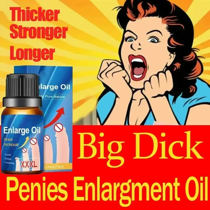 Penis Permanent Thickening Growth Man Massage Enlargement Oils Cock Erection Enhance Big Dick Enlarge Liquid Men XXL Enlargement