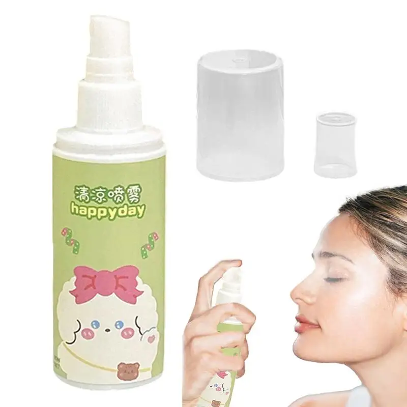 

80ml Full Body Cooling Mist Instantly Reduce Temperature Spray Small Lightweight Refreshing Protective Skin-friendly Spray