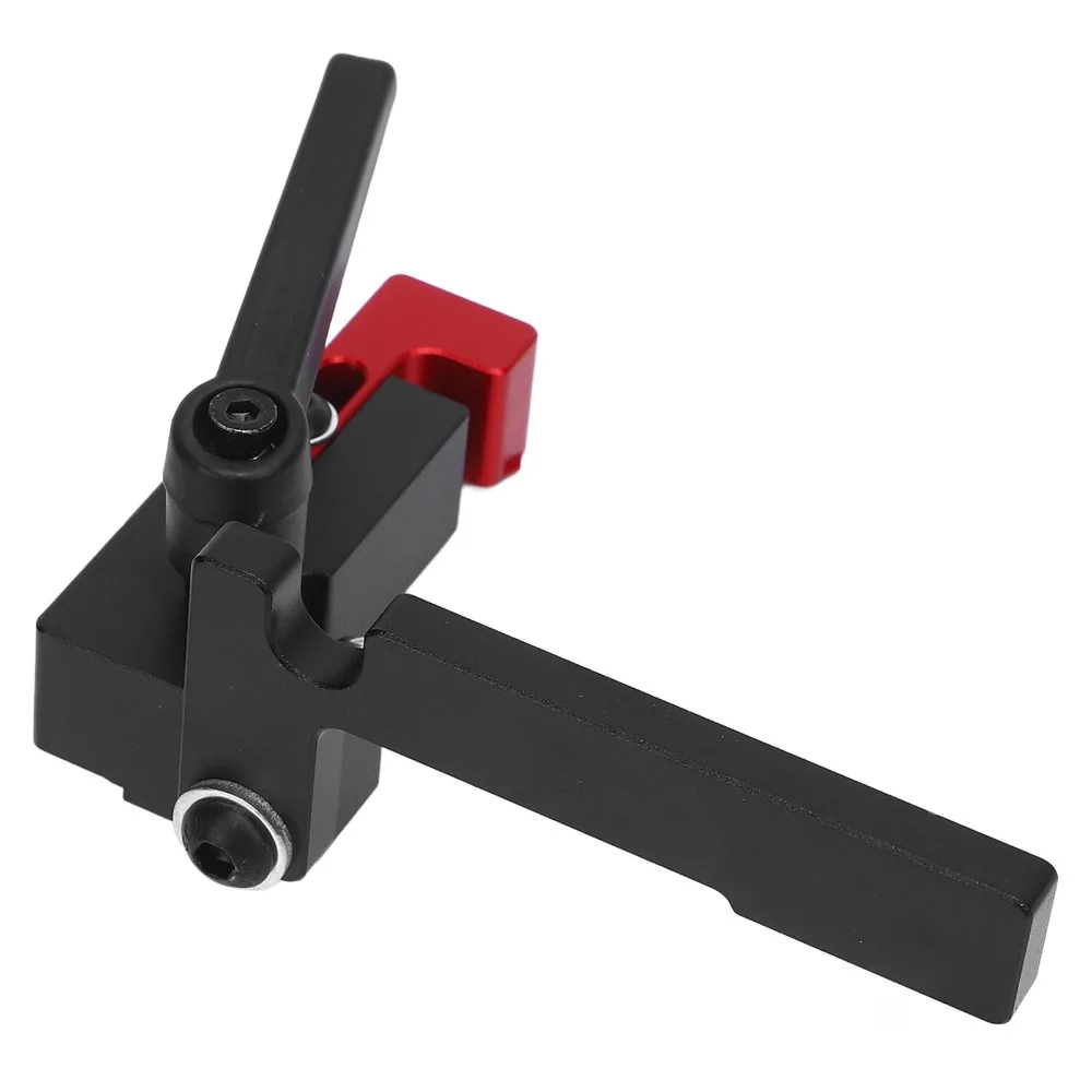 Aluminum Alloy Miter Track Stop Sliding Connector 75 Type T Track Flip Stop Precision Machined Secure Design