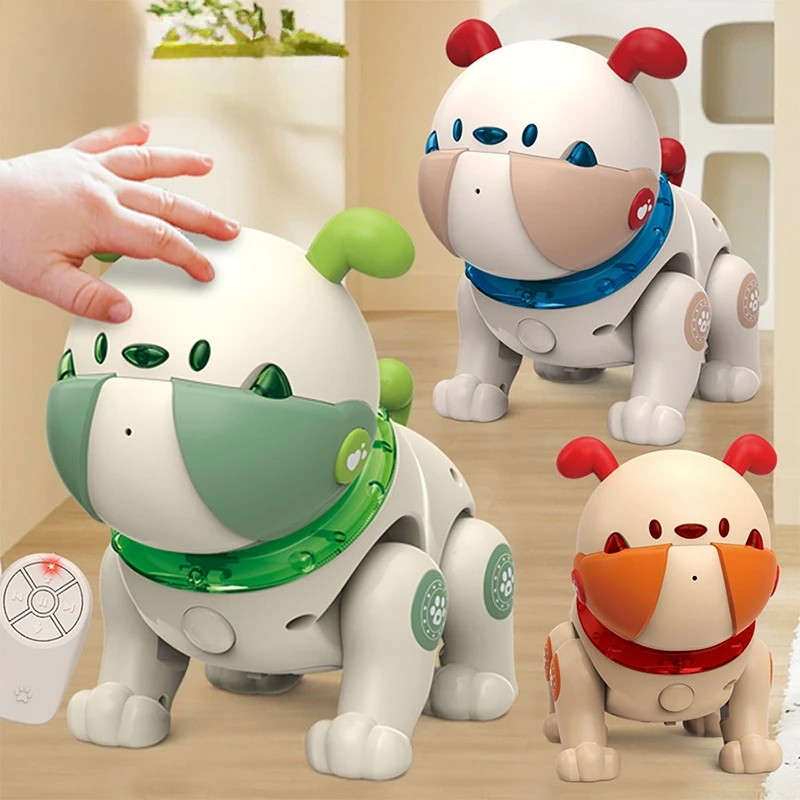 Rc Robot Electronic Dog AI Intelligent Robot Dog Stunt Music Dancing Recording Children Remote Control Toy Dog Pet Baby Toy