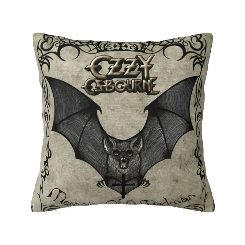 

Чехлы для подушек в стиле хэви-метал, рок, Оззи Осборн, 66x66 см, полиэстеровая наволочка для дивана, квадратная наволочка, украшение для гостиной