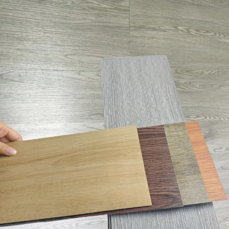 10pcs 51cm/20.07in Sself-adhesive floor sticker Thicken Wood Grain Floor Wallpaper Wall Sticker Waterproof room wear-resistant