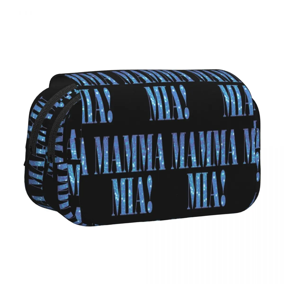 Mamma Mia disc Pencil Case Pen Holder Hard Shell Leather Large Storage Pen Box Pencil Bag for Kids School