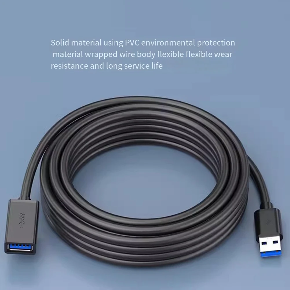 Удлинительный кабель USB 3.0 между мужчинами и женщинами, удлинитель USB 3.0 для ПК, ноутбука, U-диска, аксессуар для удлинителя USB-кабеля Smart-TV