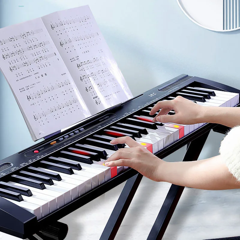 Electronic Organ 61key Adult Children Beginner Teacher Multifunctional Professional 88 Teclado Piano Music Keyboard AA50EO