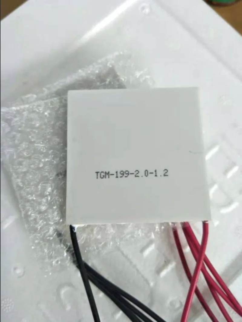 Thermoelectric Power Generation Chip TGM-199-2.0-1.2 62 * 62MM 7V4.8A Temperature Resistance 260 Degrees Thermoelectric Module