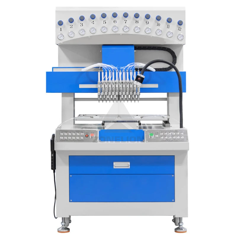 12 Colors 3D PVC Rubber Patch Dripping & Liquid Soft PVC Keychain   Machine 220V