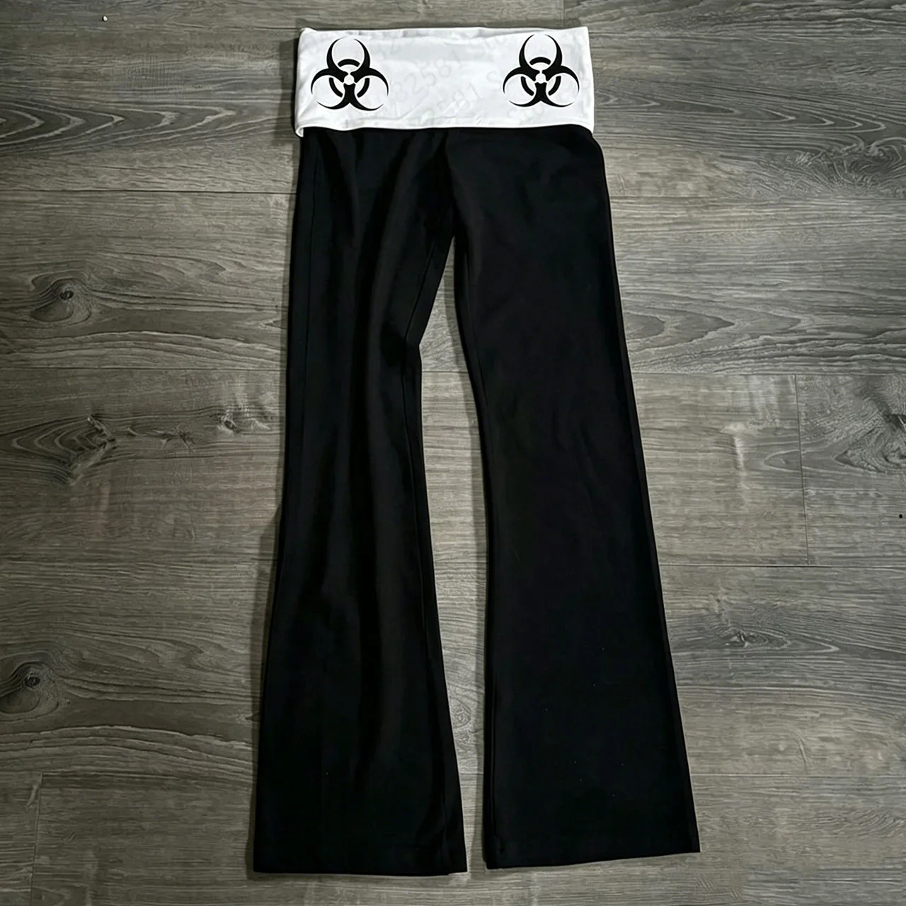 Emo Girls Gothic Fashion Printed Y2K Pants Punk Rock Style Comfortable Wide Leg Pants Gothic Retro Casual Women's Style punk