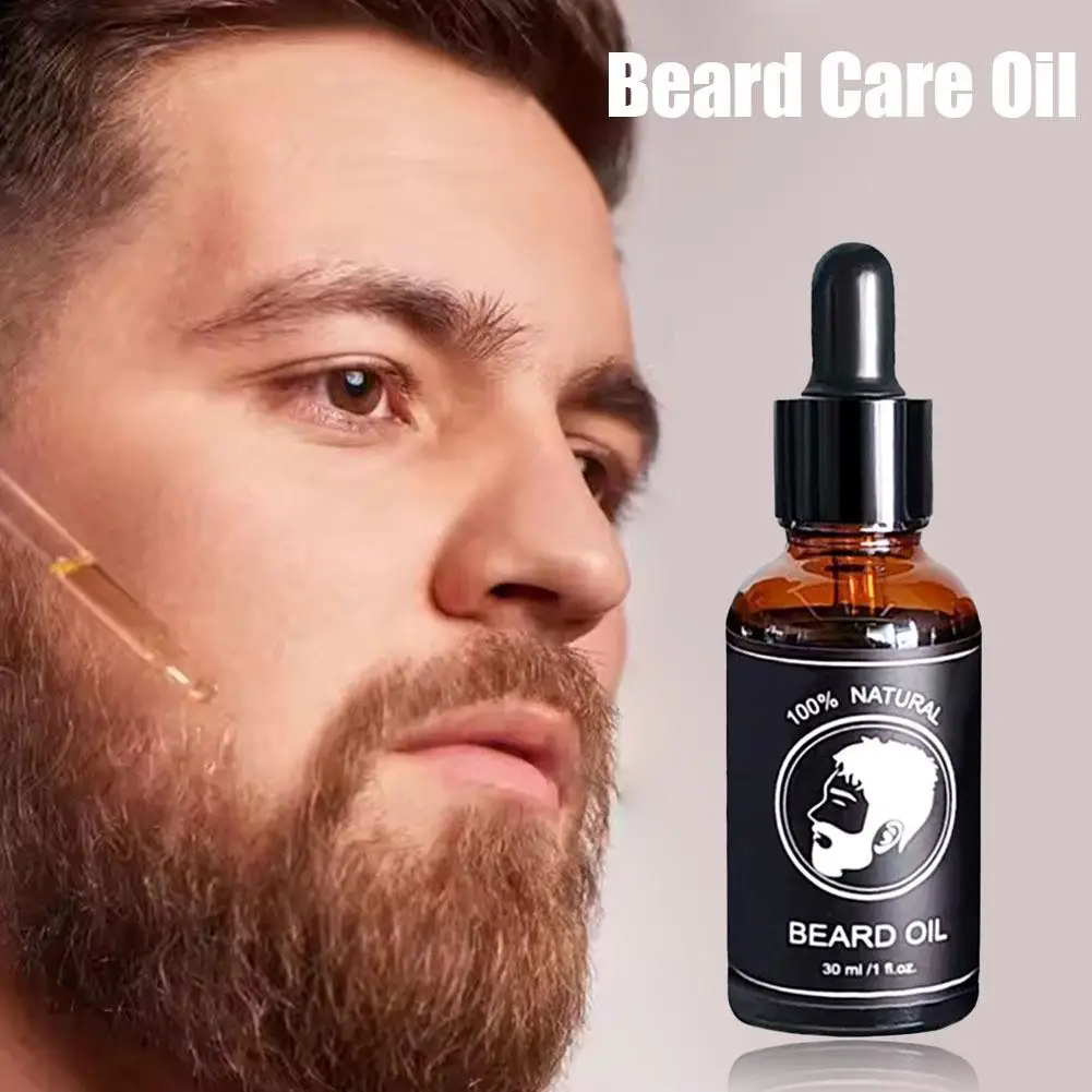 30ml Beard Oil Moisturizing Conditioner Oil Shine Soften Beards Strengthens Smooth Nourishing Beard Growth Essential Oil