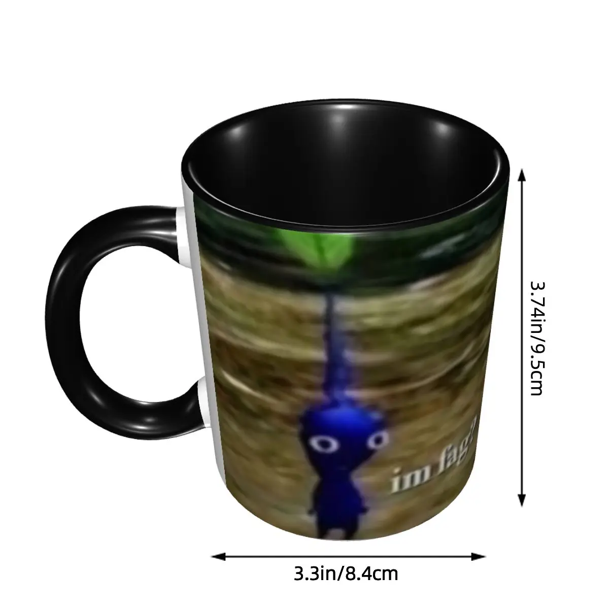 Personalized Plant Creature Cartoon Video Game Pikmin Meme Coffee Mugs DIY Ceramic Milk Tea Cups