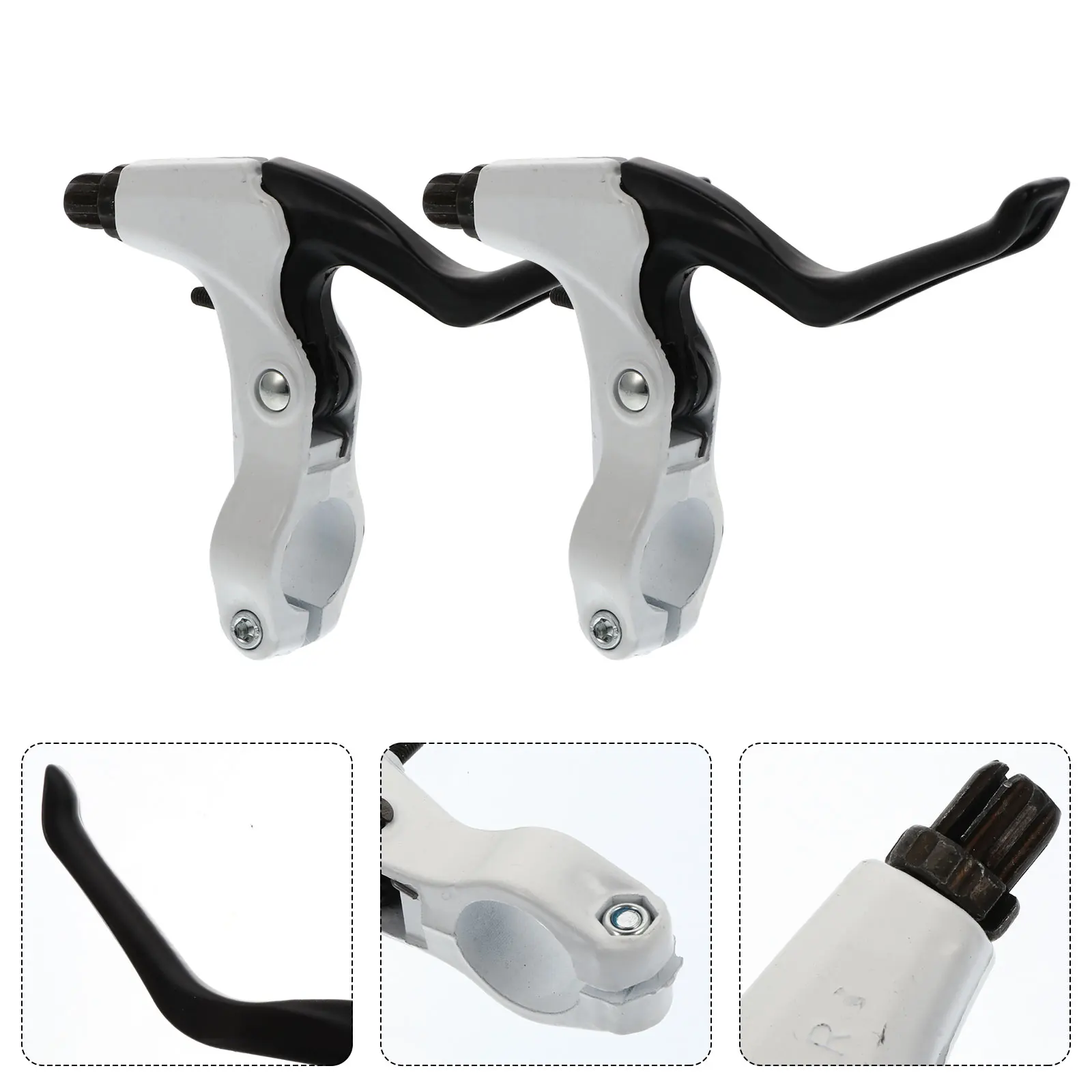 

1 Pair Aluminum Alloy Brake Handle For Kids Bike Mountain Bicycles Durable Easy Install Safe Repair Clamp Lever Arm Accessories