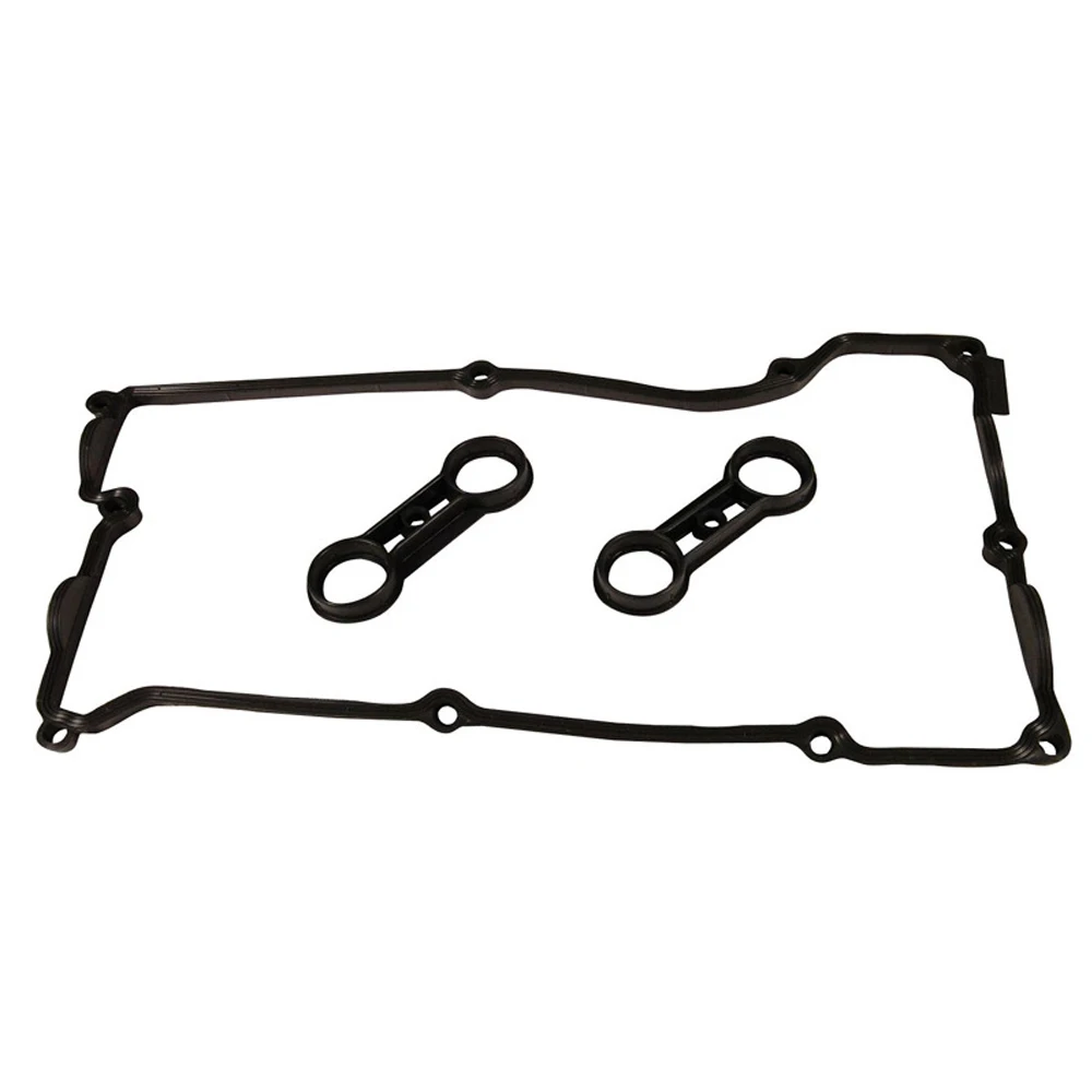 Black Valve Cover Gasket Set 11120031987 for BMW 1 Series E81 E87 LCI,for BMW 3 Series E46 E90