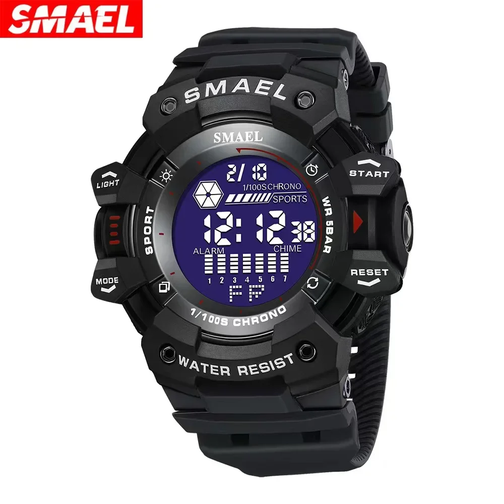 

SMAEL Army led Digital wrist Stopwatches for male relogio masculino Watches Mens Watch Military Water resistant Sport watch 8050