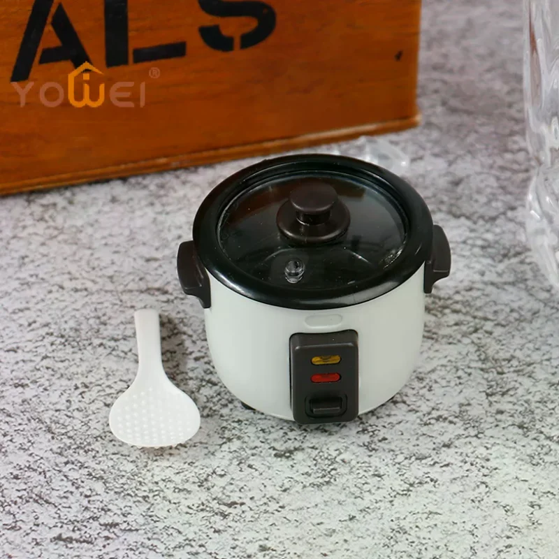 Latest 1:12 Dollhouse kitchen electrical model simulation Mini rice cooker