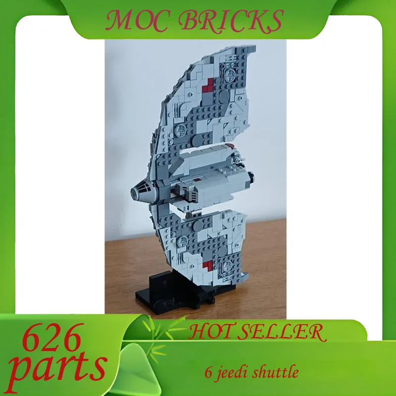 Personnaliser 626 pièces MOC Ahsoka Tano's T-6 Jeedi navette vaisseau spatial série guerre spatiale bricolage assemblage briques modèle enfants jouets cadeaux