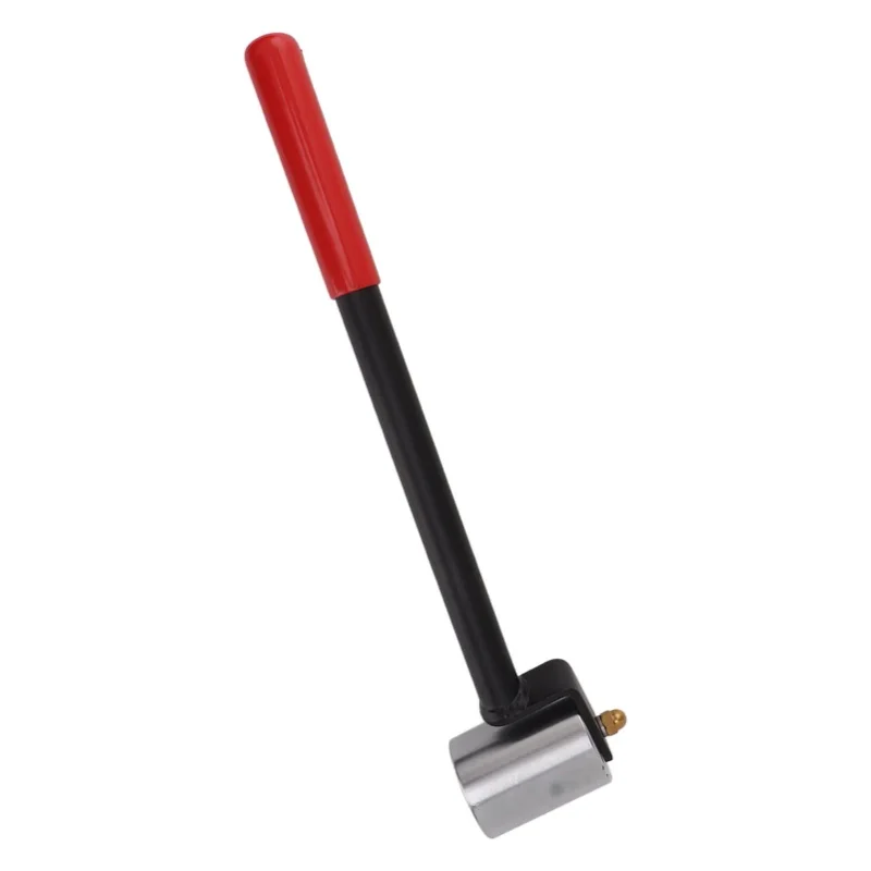 Wallpaper Seam Roller Iron Right Angle Straight Long Handle Smoothing Hand Pressure Roller Tool For PVC Plastic Roofing Decking