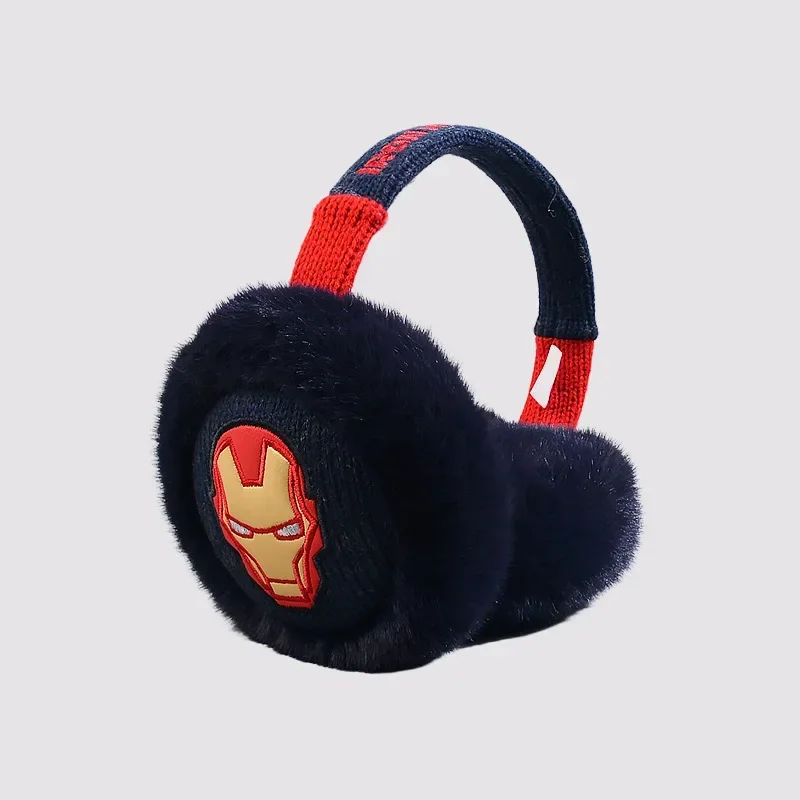 Marvel Movie Avengers Iron Man Spider-Man Captain America Creative Earmuff Cartoon Winter Warm Outdoor Anti-freeze Earmuffs